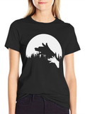Shadow Puppet Tee - Nature Silhouette T-Shirt