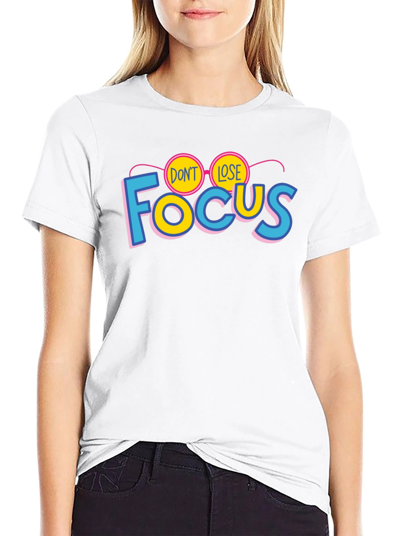 Dont Lose Focus Graphic T-Shirt - Stylish Cotton Tee