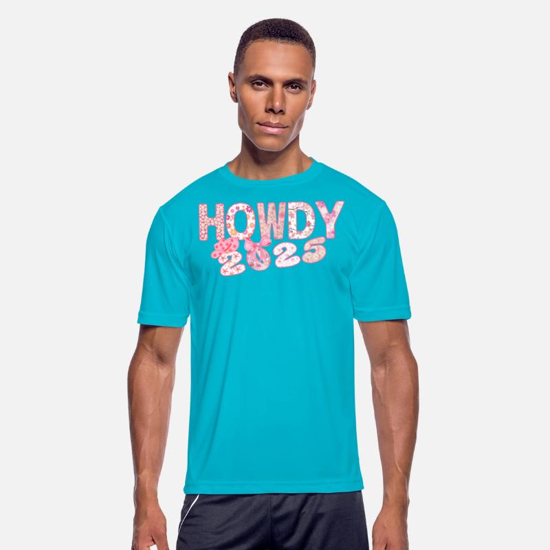Howdy 2025 Funny 2025 Flowers Pattern