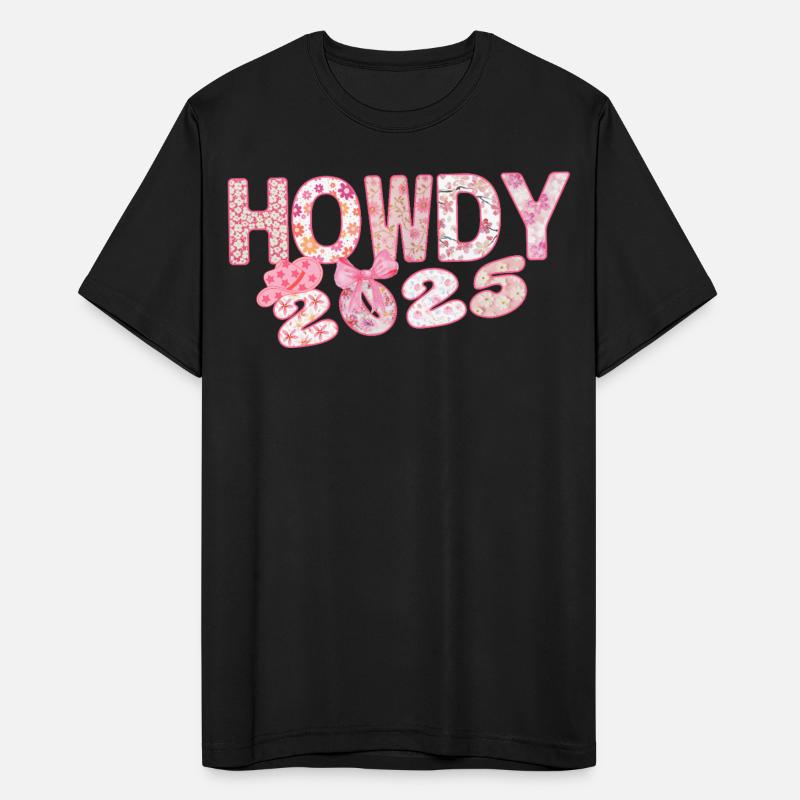 Howdy 2025 Funny 2025 Flowers Pattern