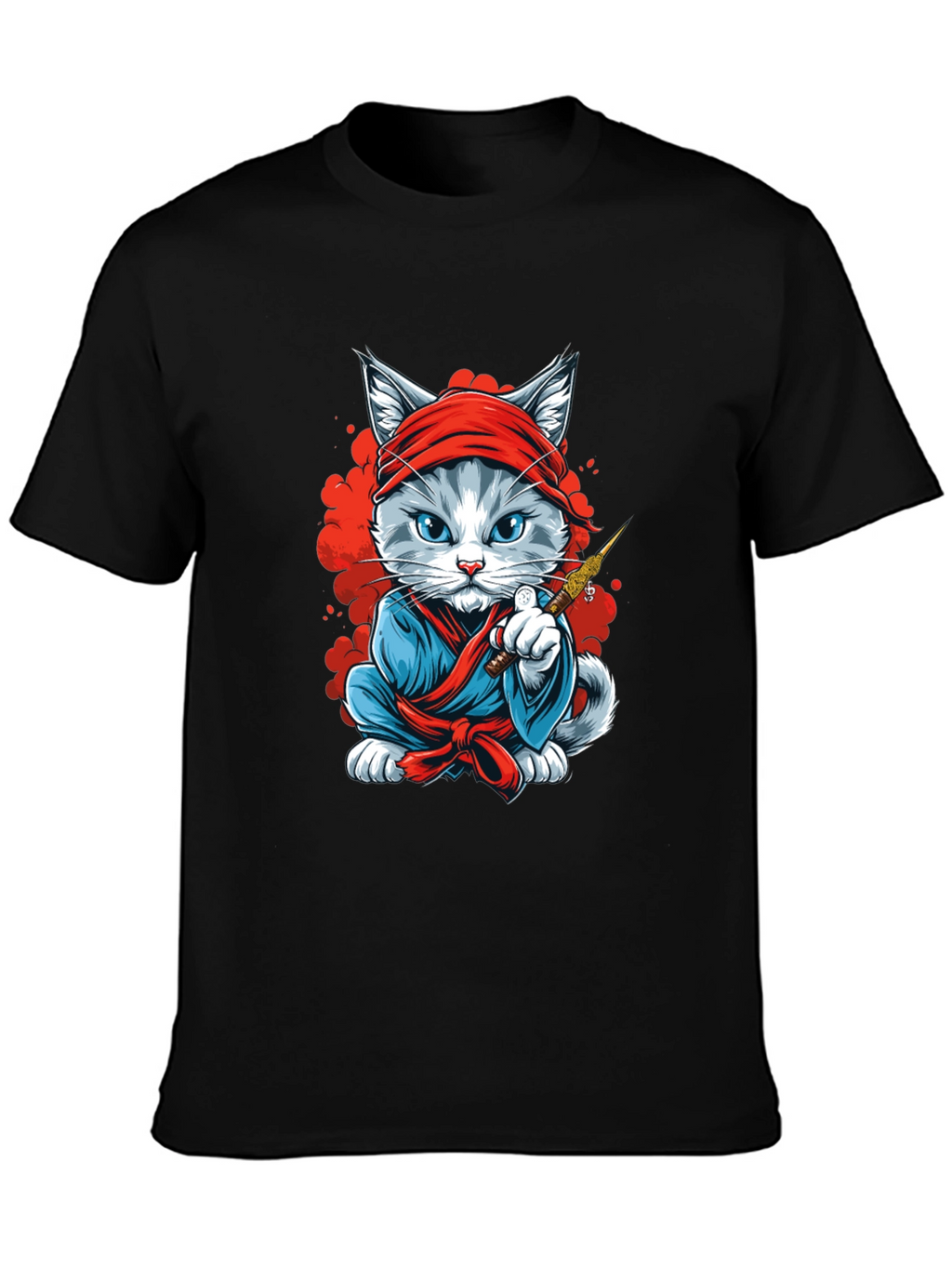Ninja Cat Graphic Tee