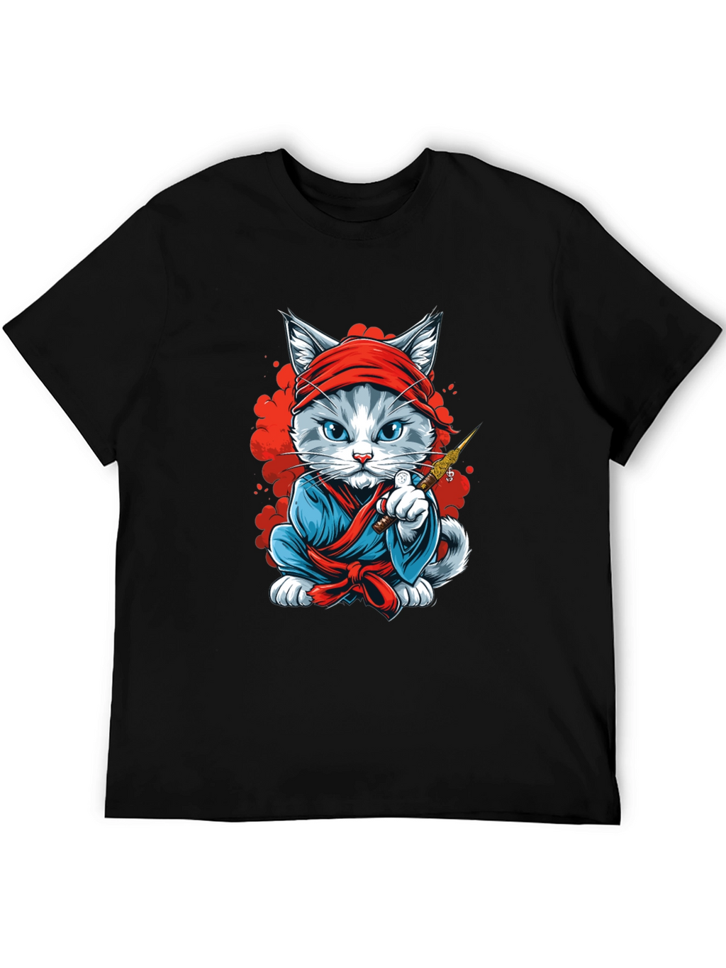 Ninja Cat Graphic Tee