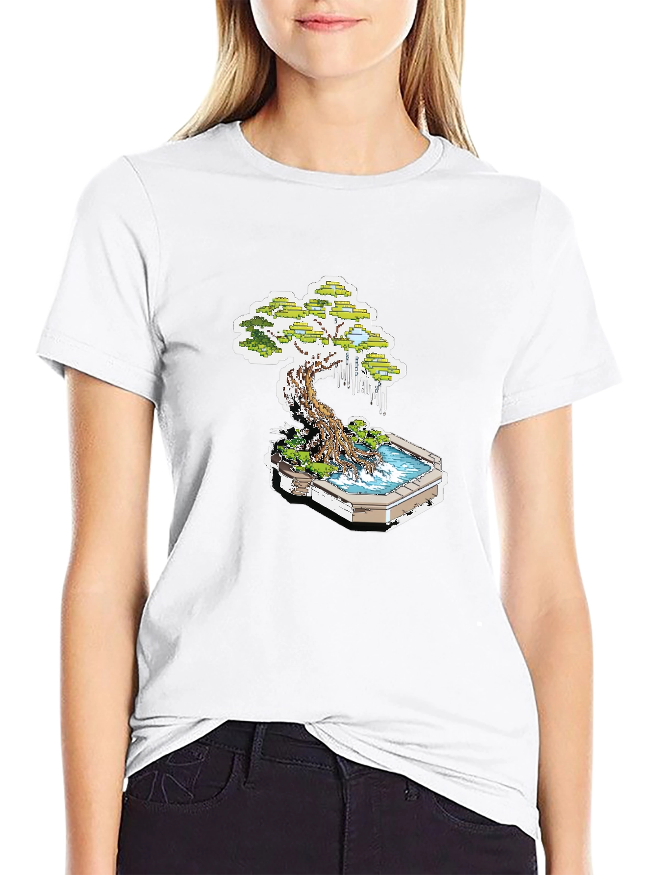 Bonsai Tree Graphic T-Shirt