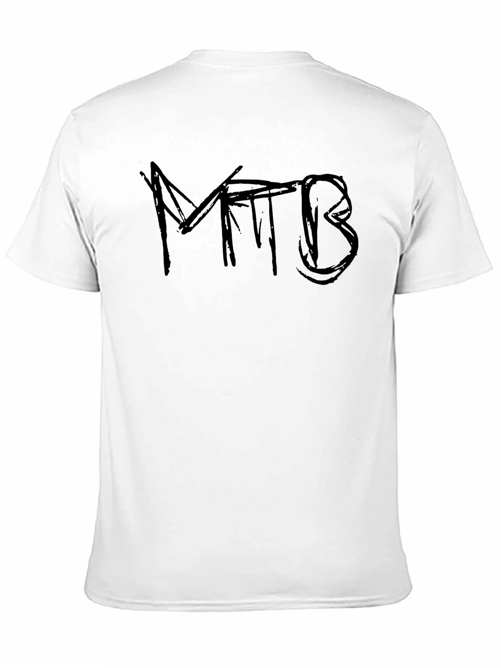 MTB Black Graphic Tee - Casual Comfort