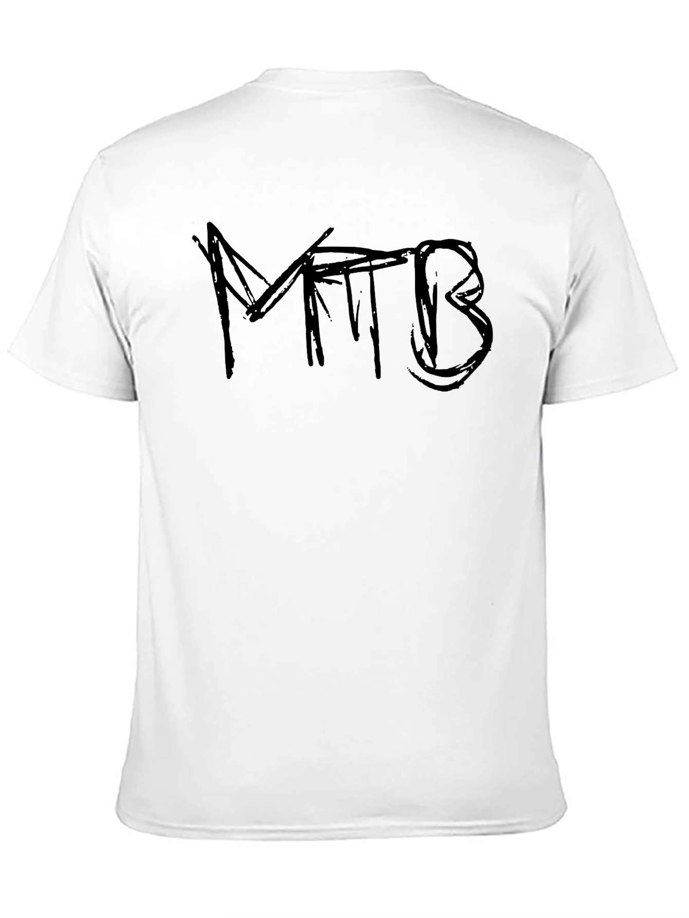 MTB Black Graphic Tee - Casual Comfort