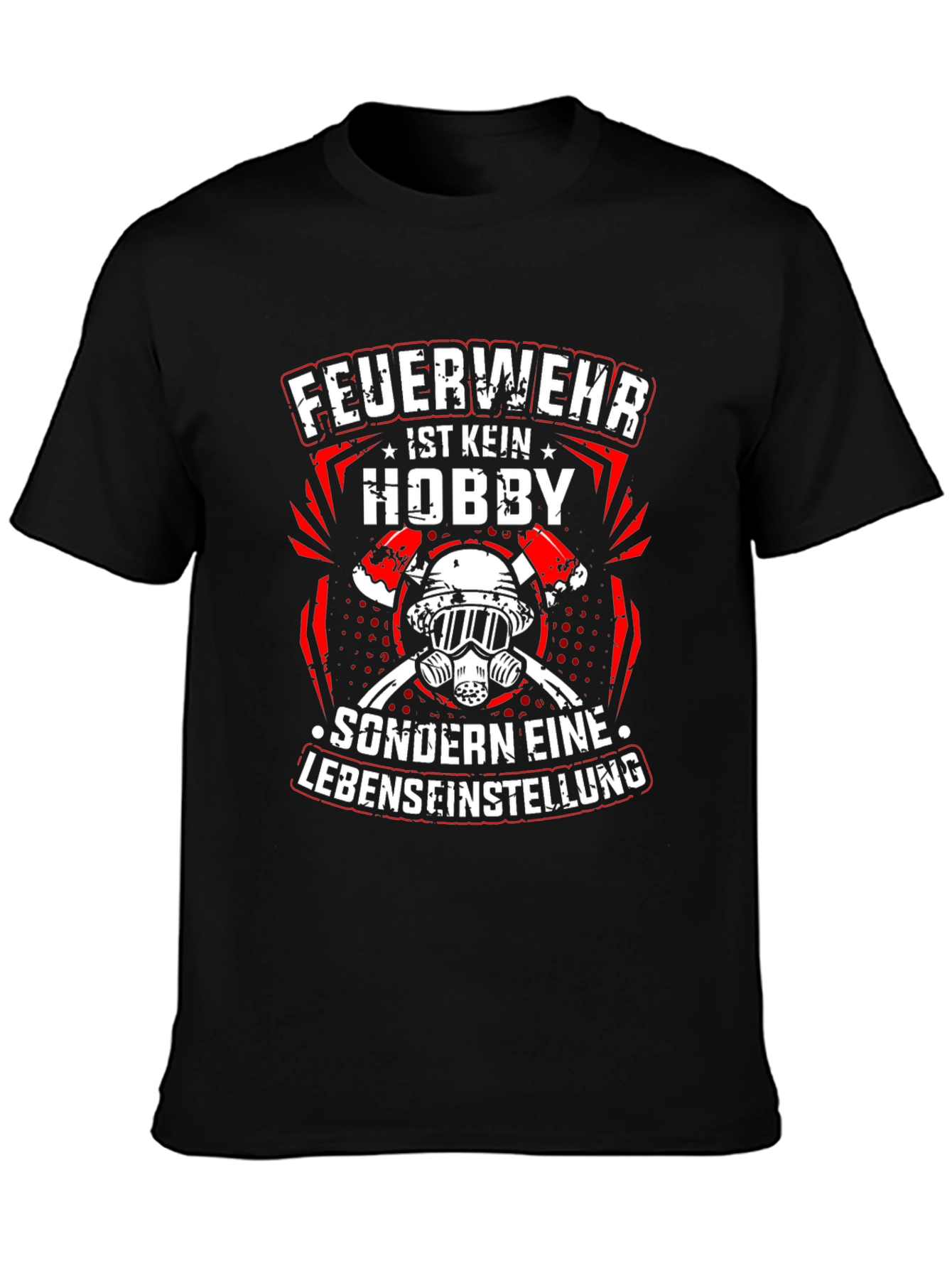 Firefighter Lifestyle Graphic Tee - Unisex Black T-Shirt