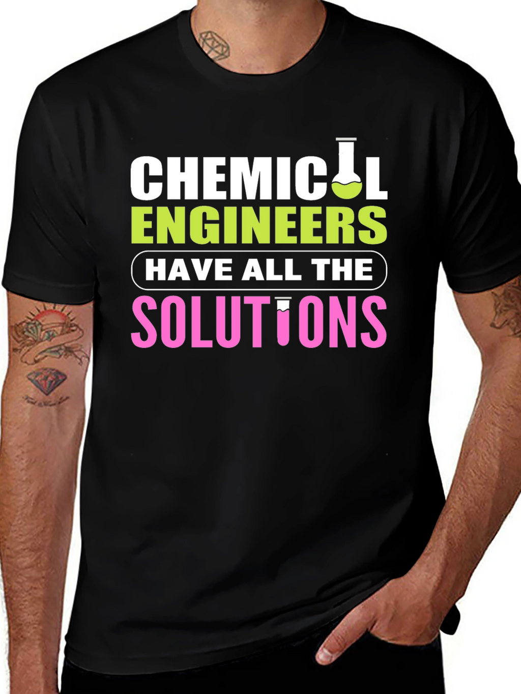 Chemical Engineer Solutions Graphic T-Shirt