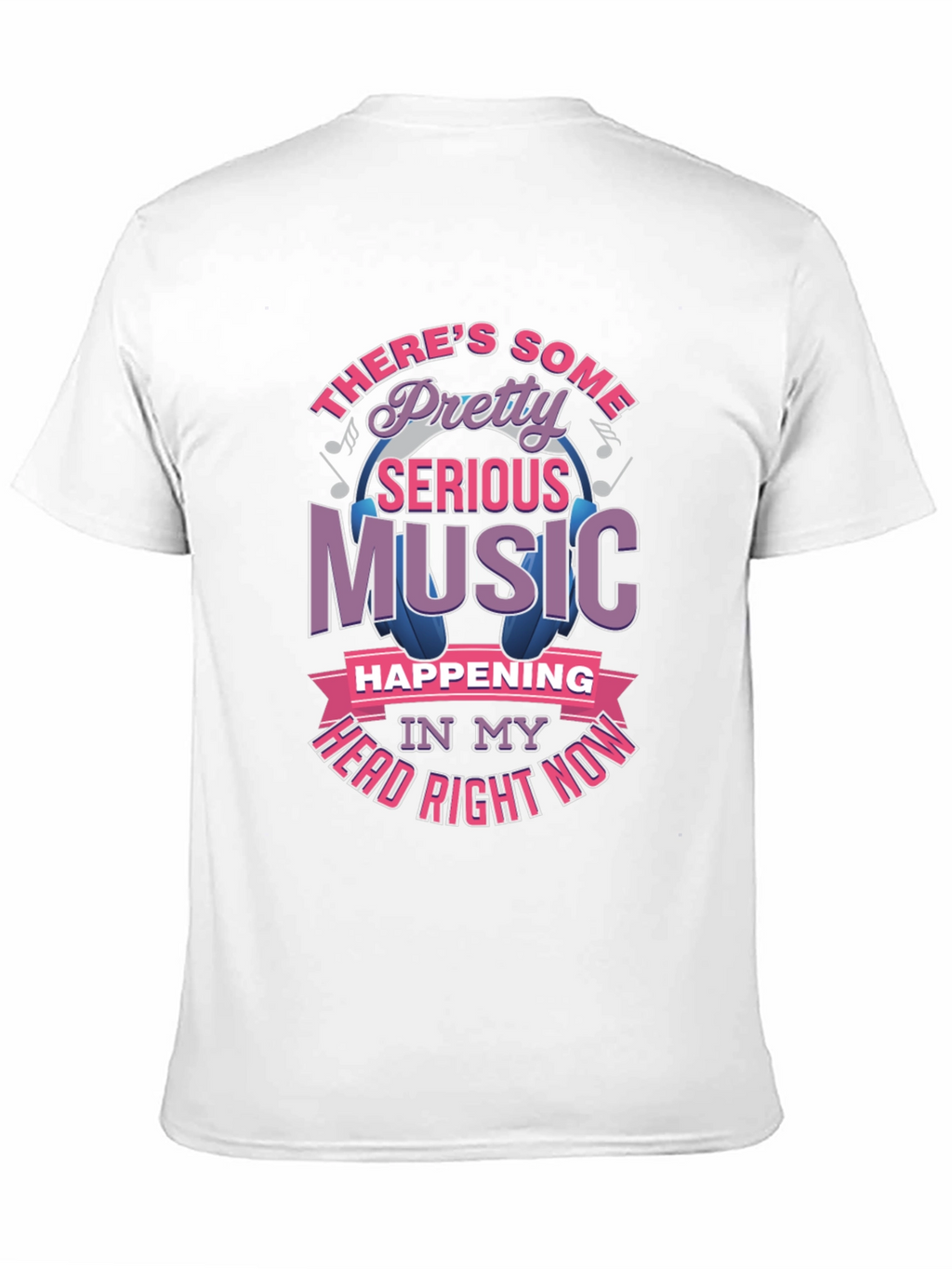 Music Head T-Shirt - Pretty Serious Sounds Tee