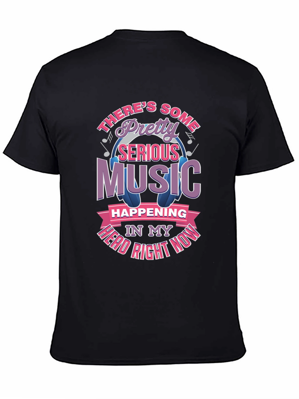 Music Head T-Shirt - Pretty Serious Sounds Tee