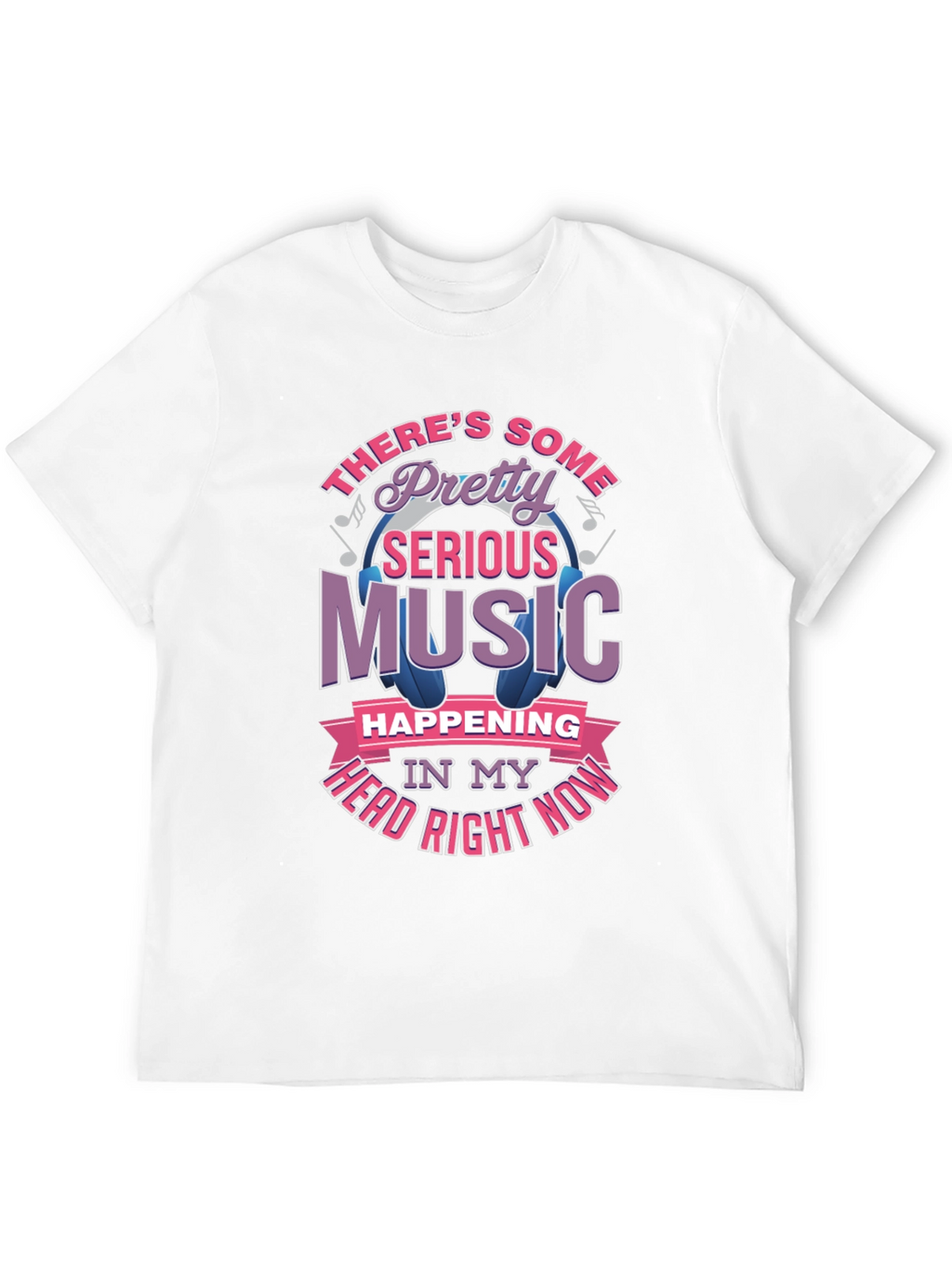 Music Head T-Shirt - Pretty Serious Sounds Tee