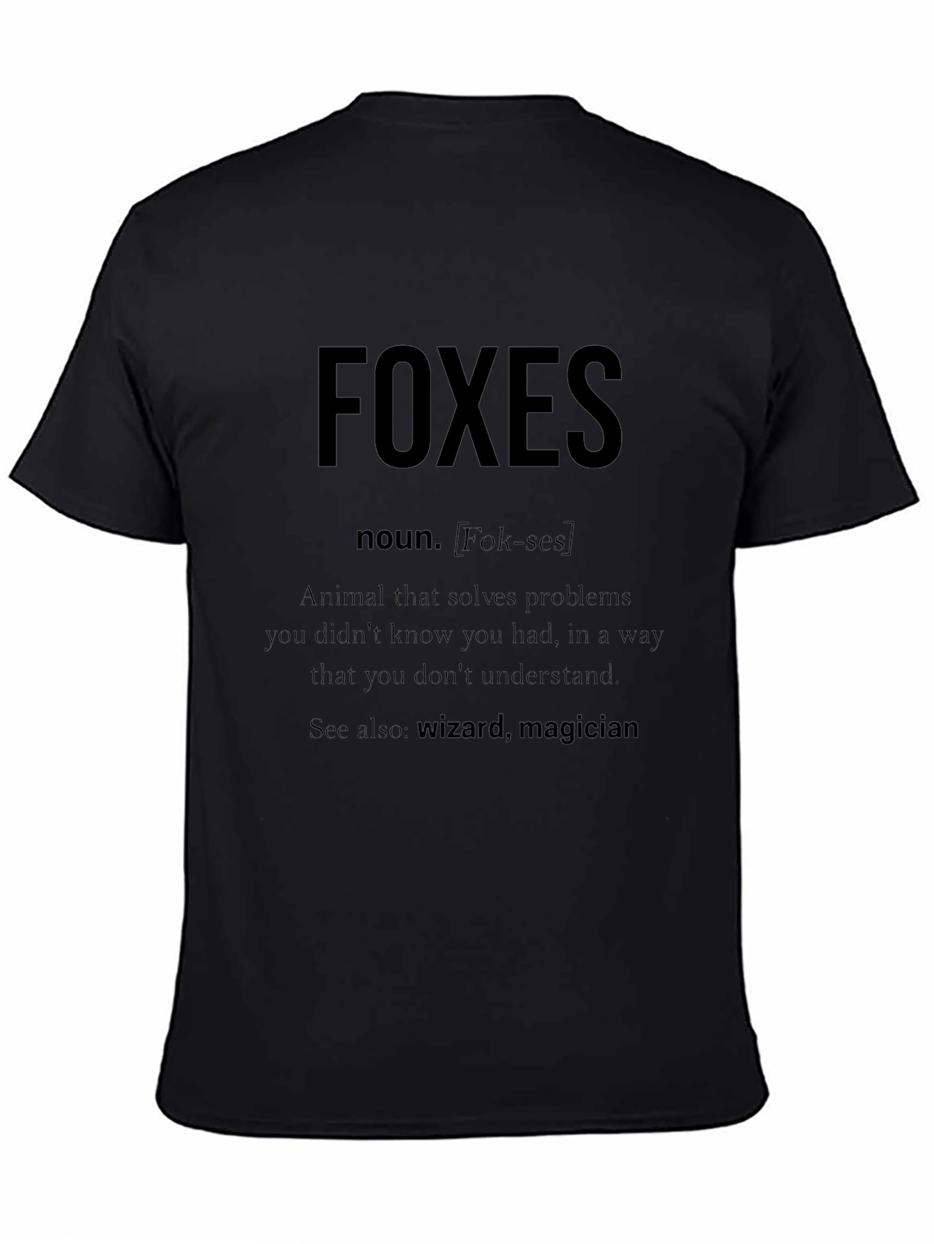 Funny Foxes Definition T-Shirt