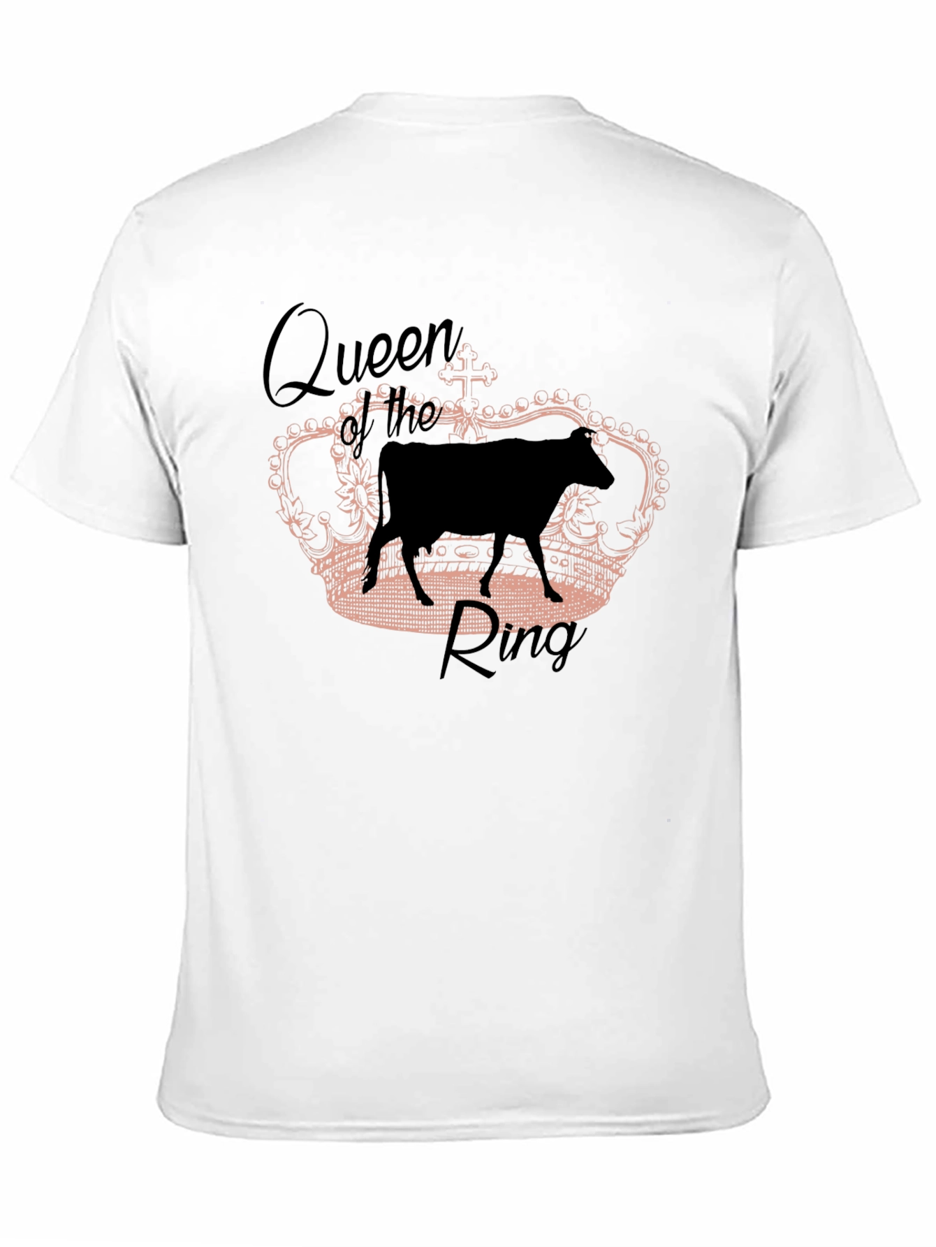 Queen of the Ring Cow Graphic T-Shirt