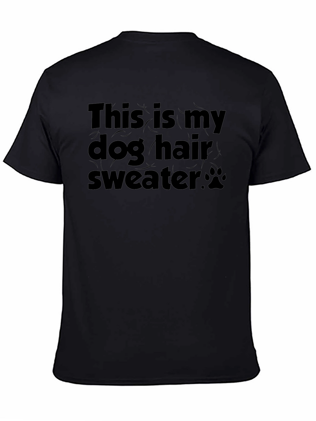 Dog Hair Sweater Graphic T-Shirt