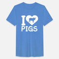 I Love Pigs pig heart piggy piglet Silhouette