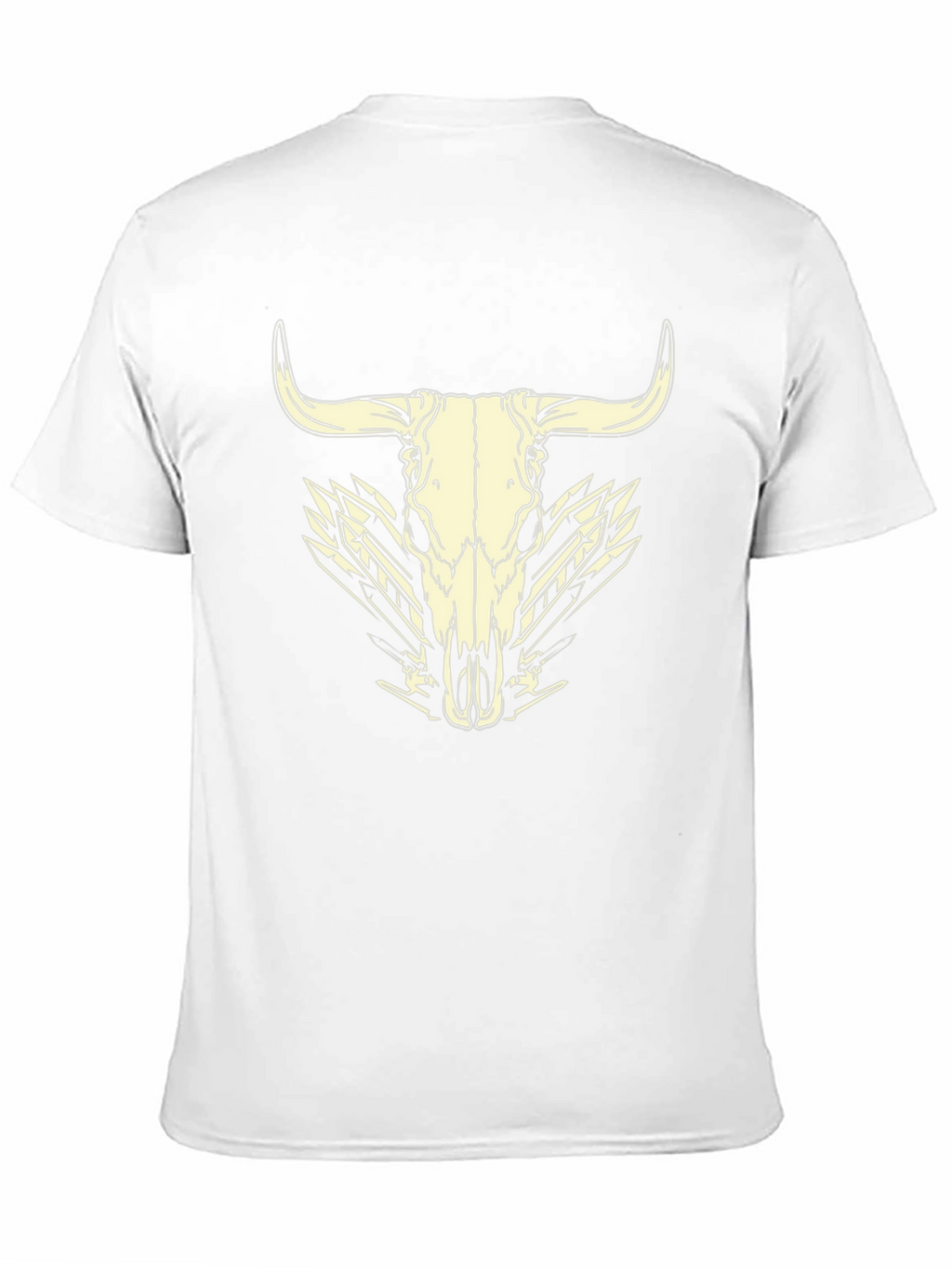 Bull Skull Graphic Tee - Western Style Black T-Shirt