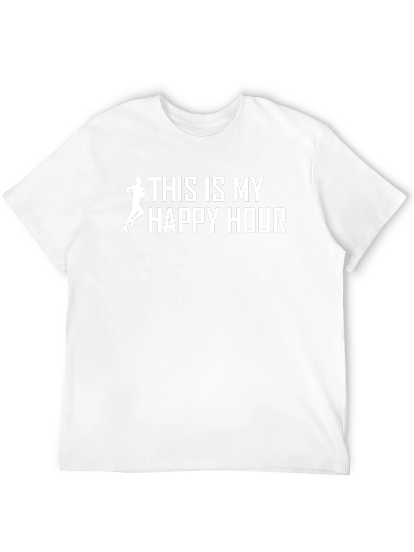 This is My Happy Hour Running Graphic Tee