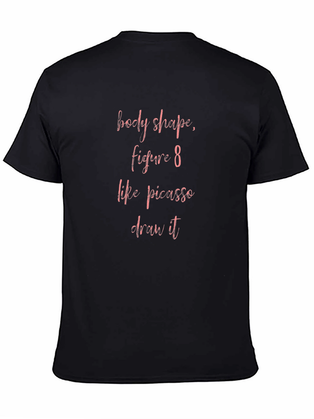 Body Shape Picasso Black Graphic Tee