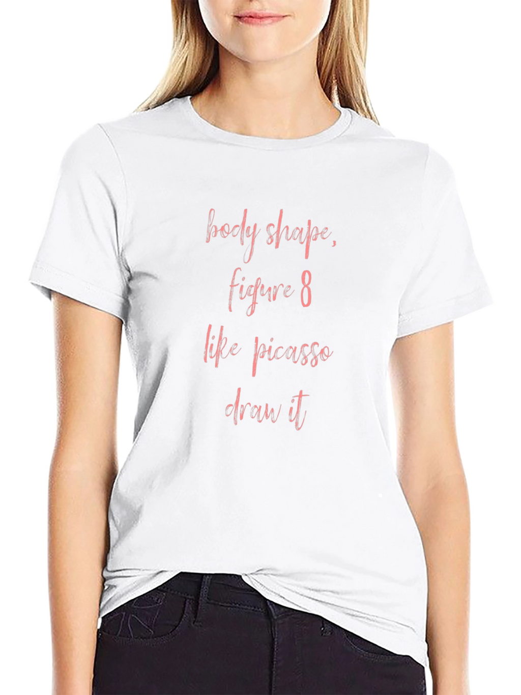 Body Shape Picasso Black Graphic Tee