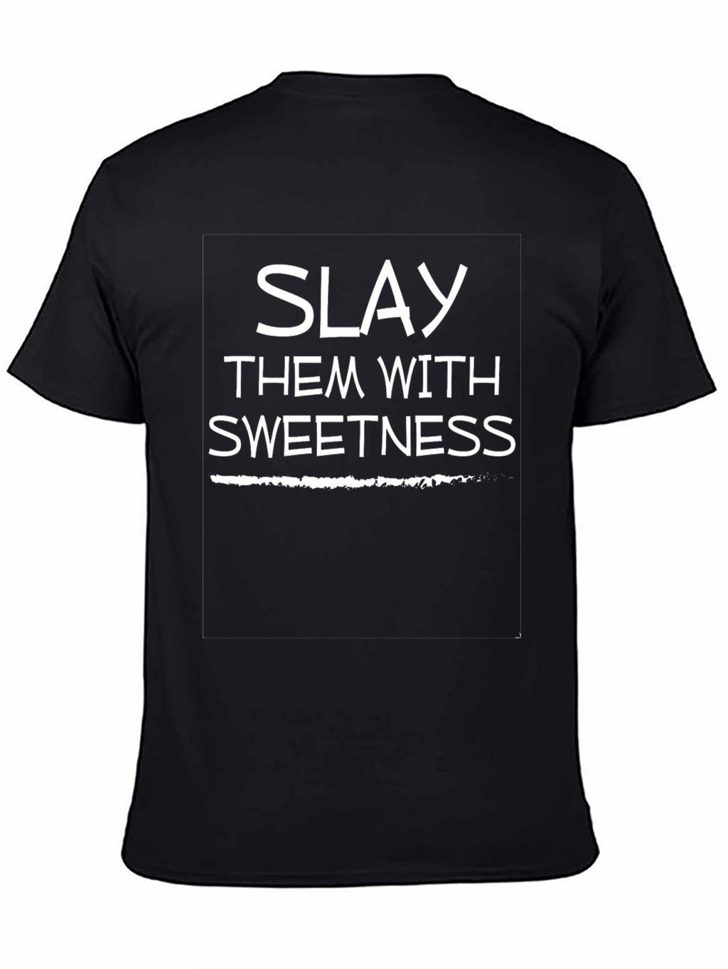 Slay Them With Sweetness Black Graphic Tee