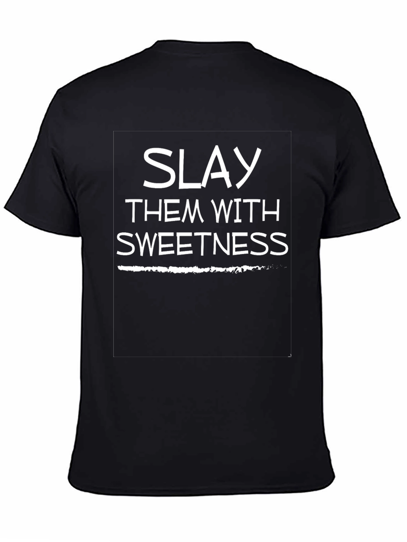 Slay Them With Sweetness Black Graphic Tee