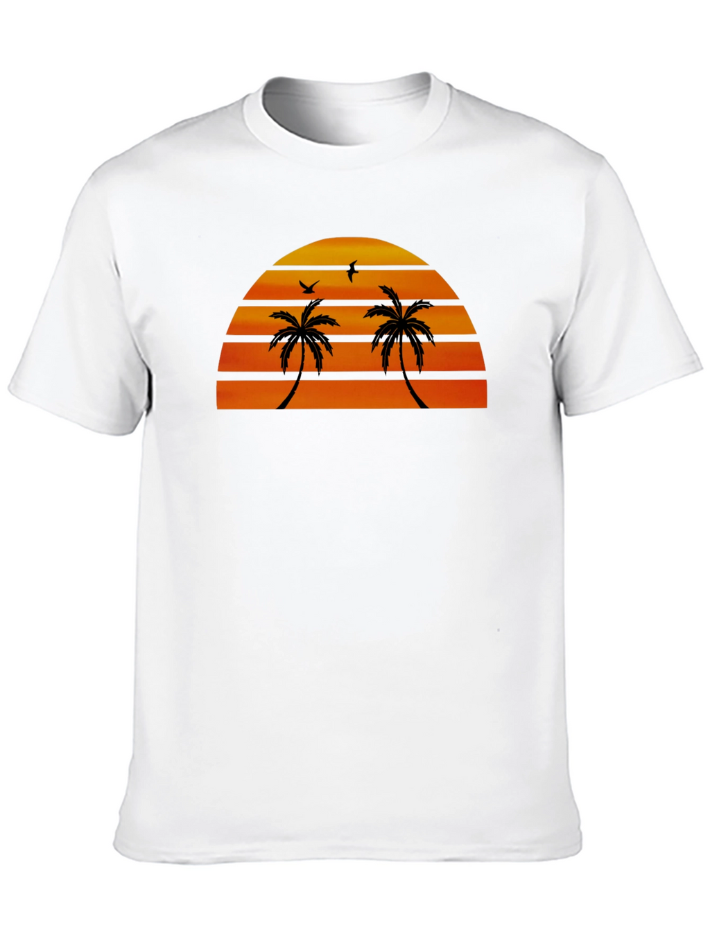 Sunset Palm Tree Graphic Tee