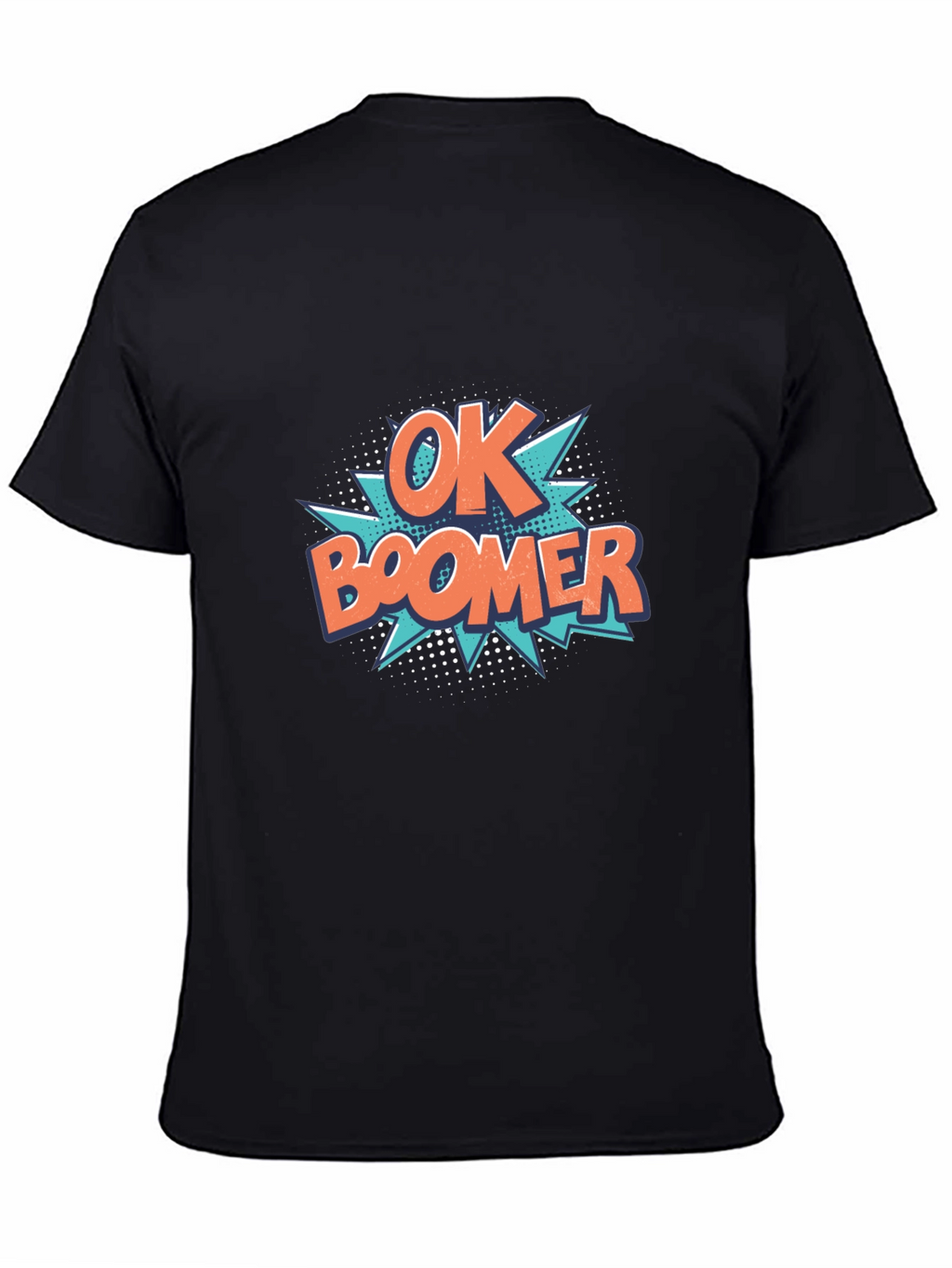 Ok Boomer Graphic Tee - Black Cotton T-Shirt