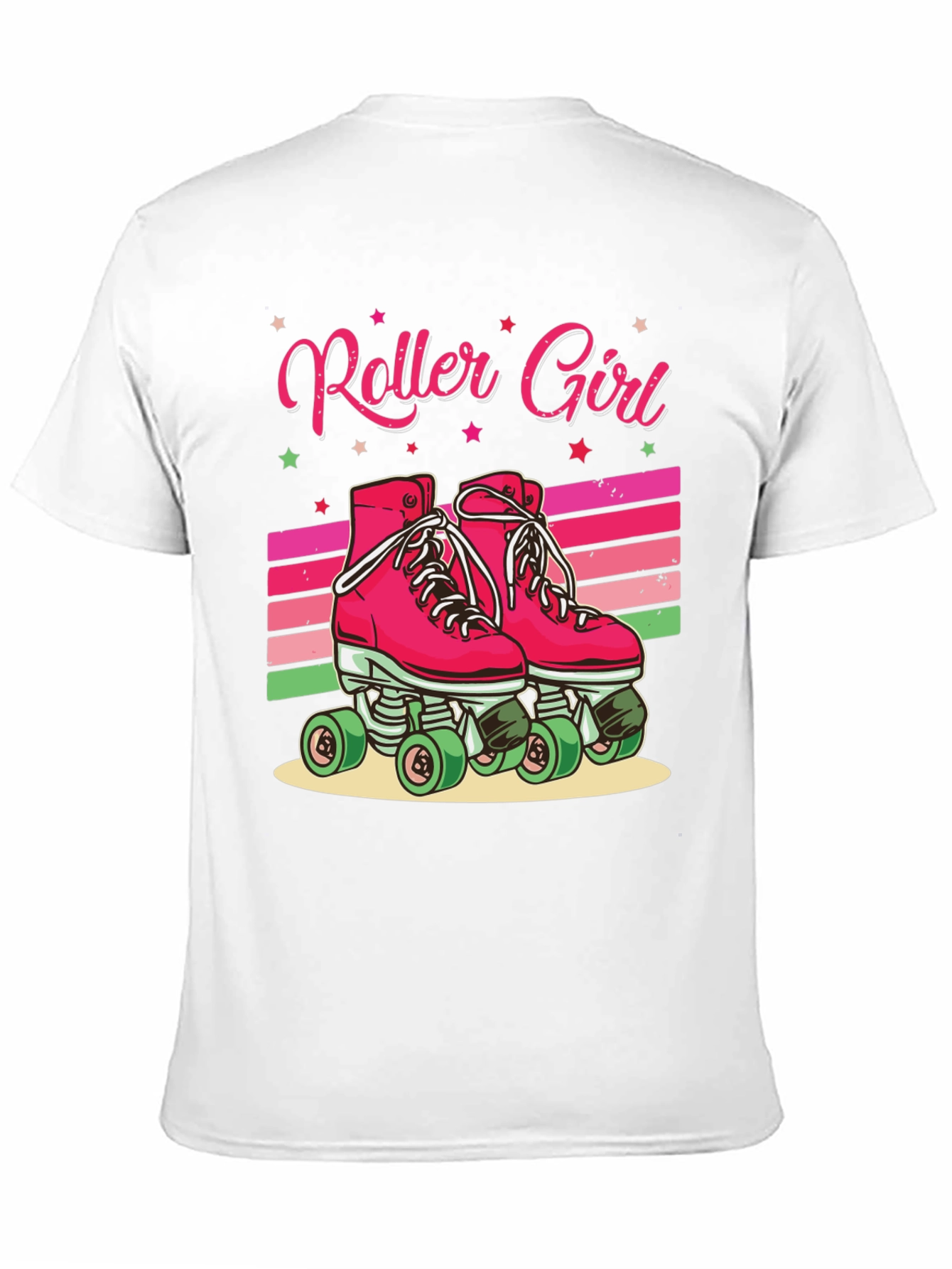 Retro Roller Girl T-Shirt