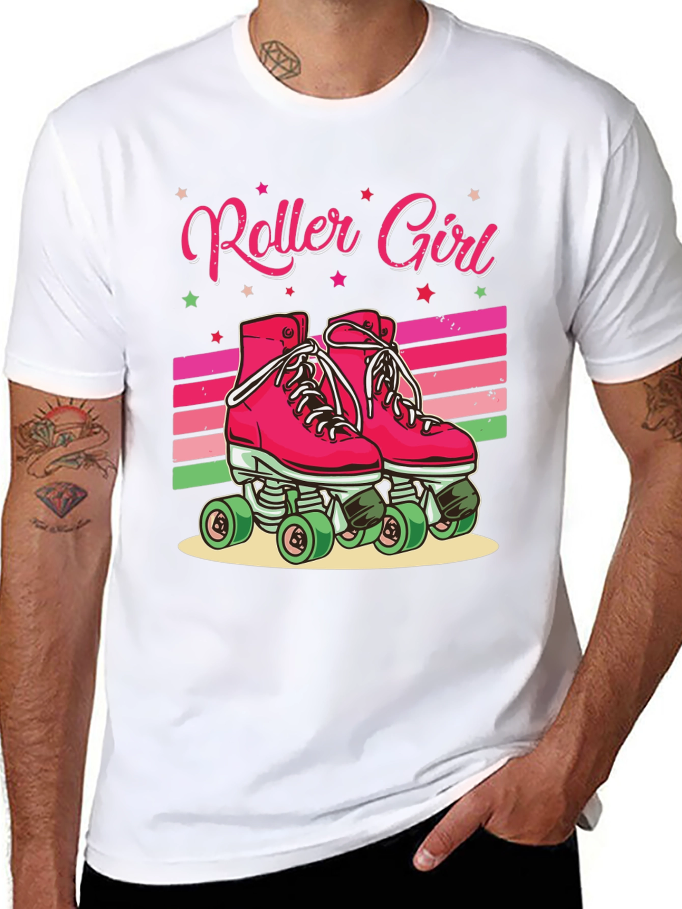 Retro Roller Girl T-Shirt