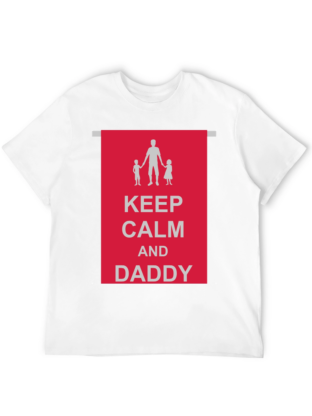 Keep Calm and Daddy Black T-Shirt