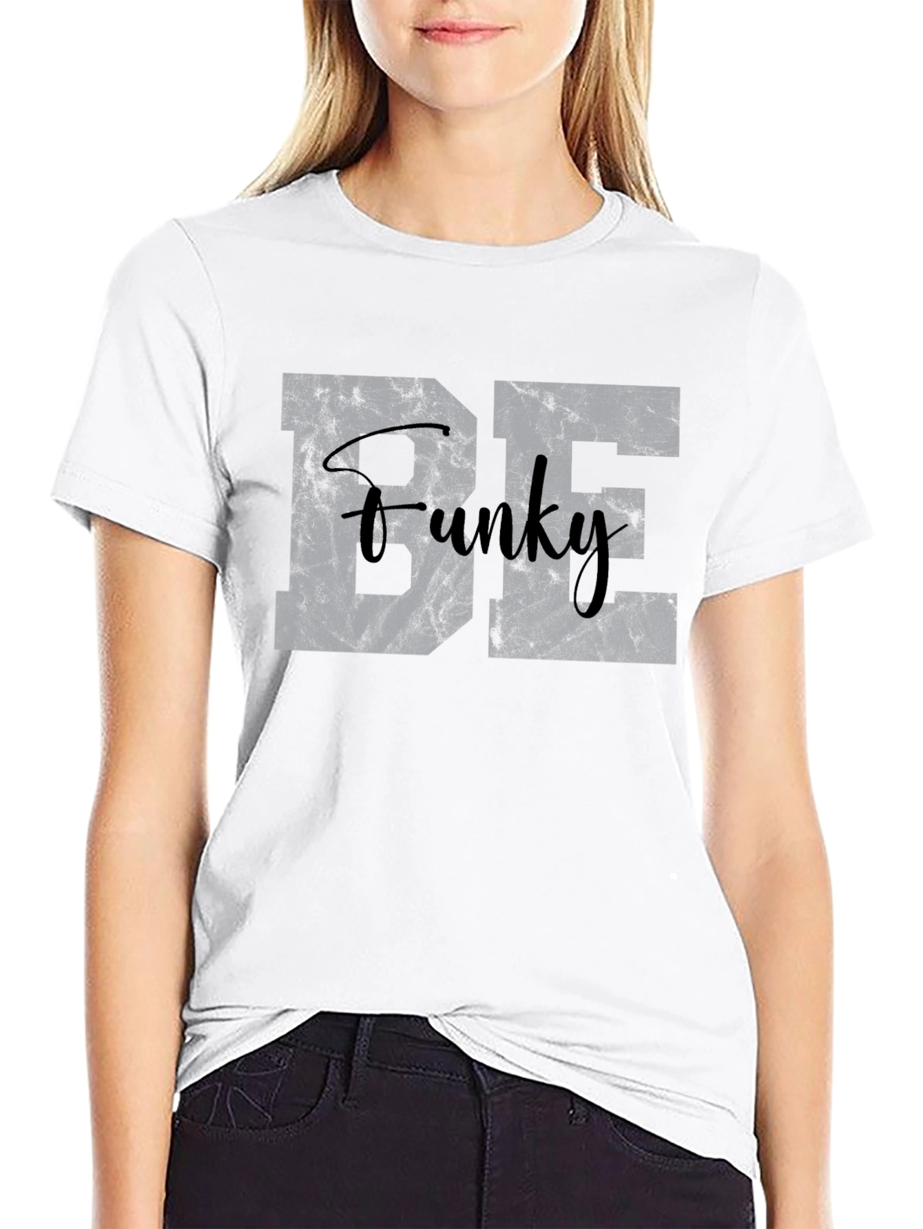 Be Funky Graphic T-Shirt - Trendy Casual Wear