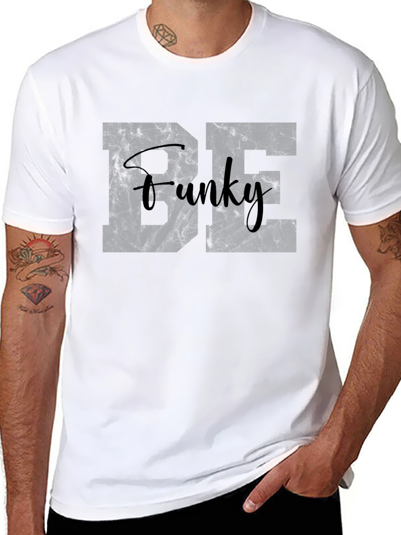 Be Funky Graphic T-Shirt - Trendy Casual Wear