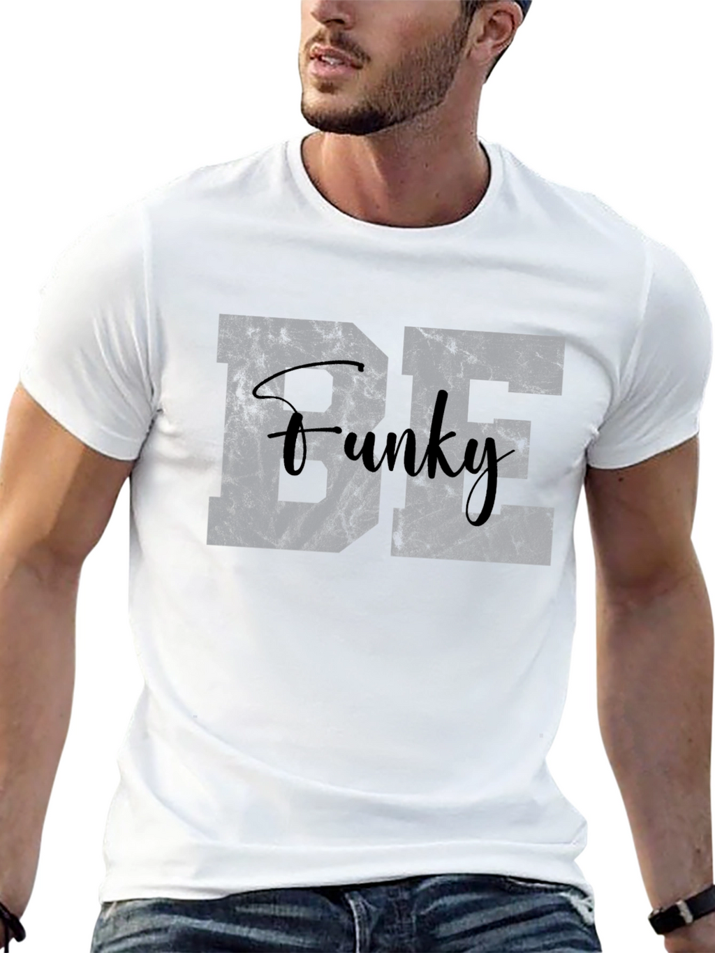 Be Funky Graphic T-Shirt - Trendy Casual Wear