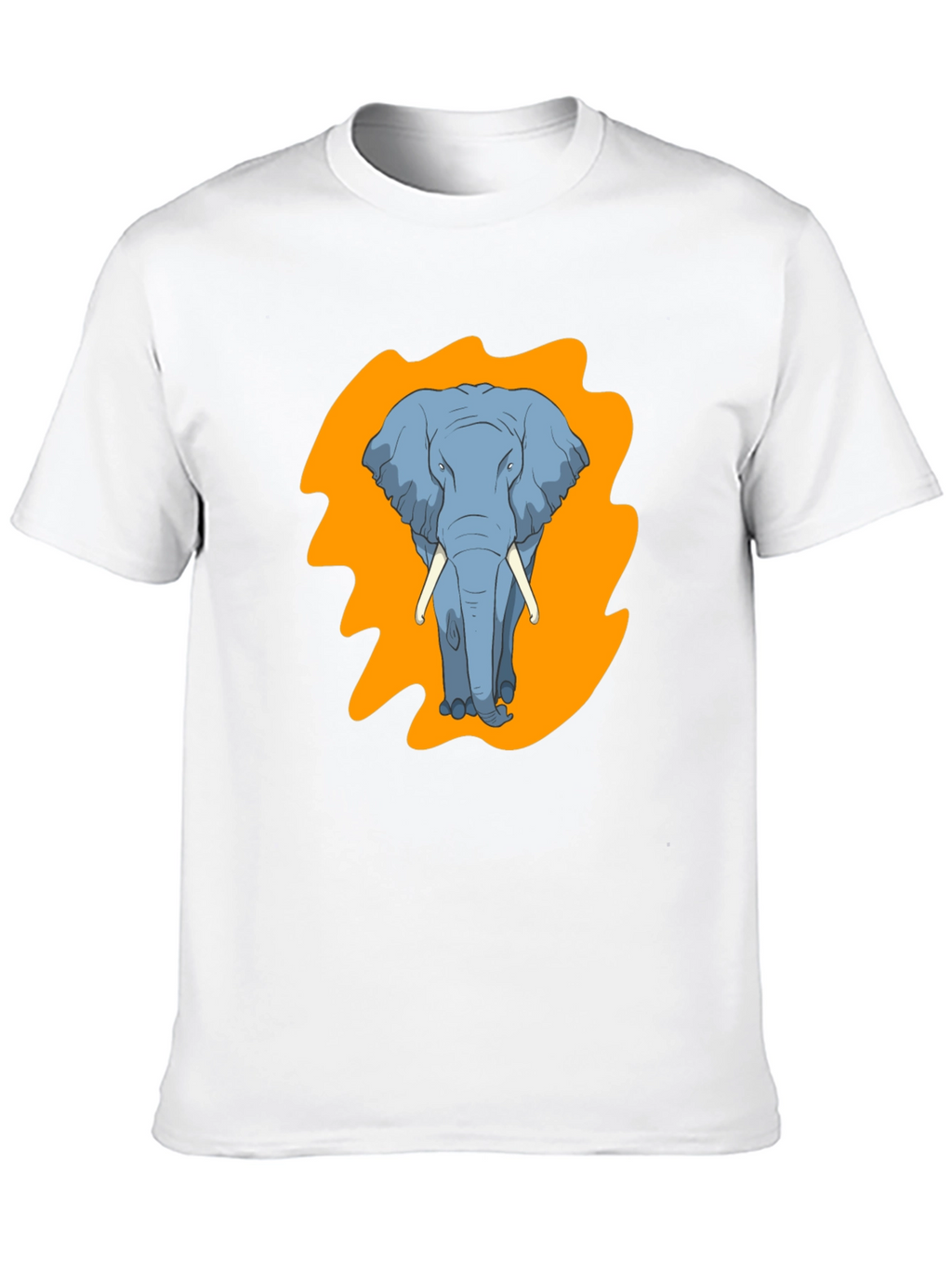 Elephant Graphic Tee - Stylish Mens Black T-Shirt