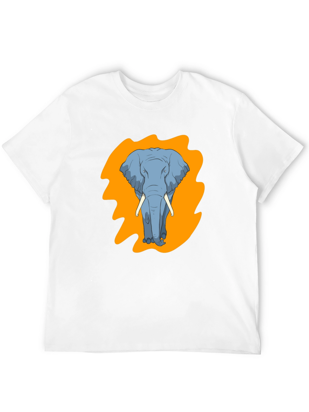 Elephant Graphic Tee - Stylish Mens Black T-Shirt