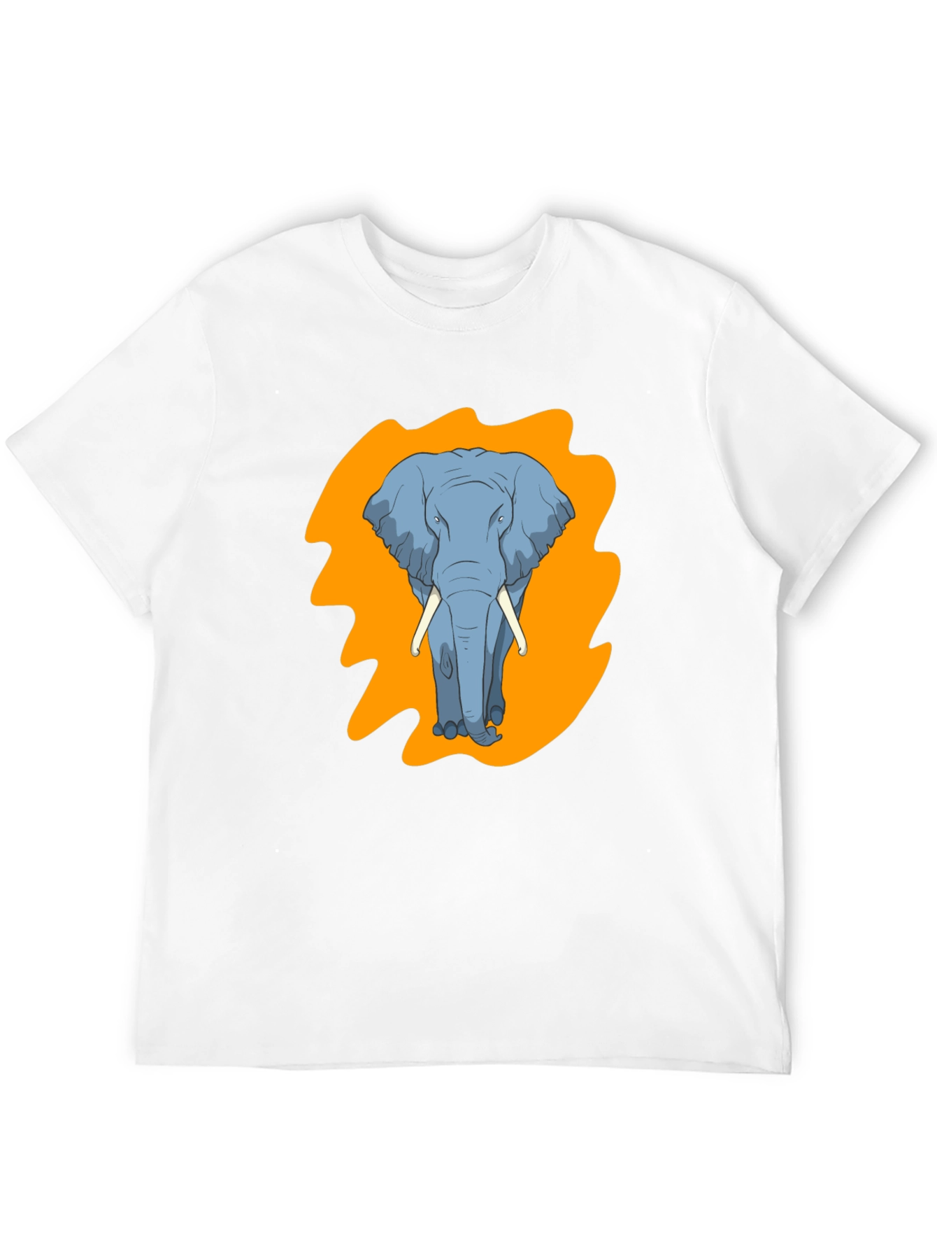 Elephant Graphic Tee - Stylish Mens Black T-Shirt