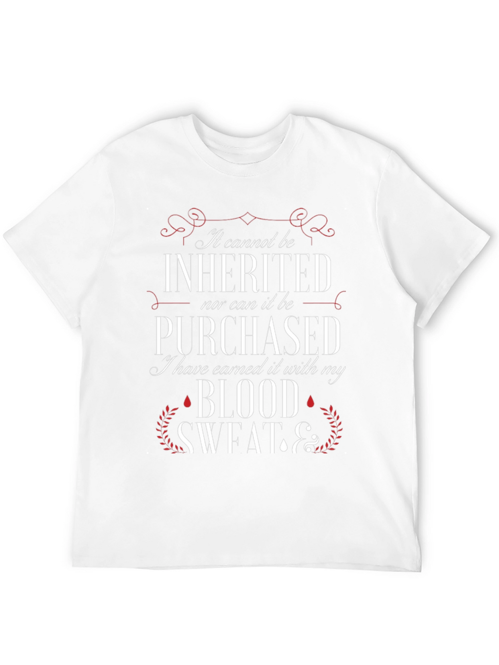 Earned T-Shirt: Blood Sweat & Grit