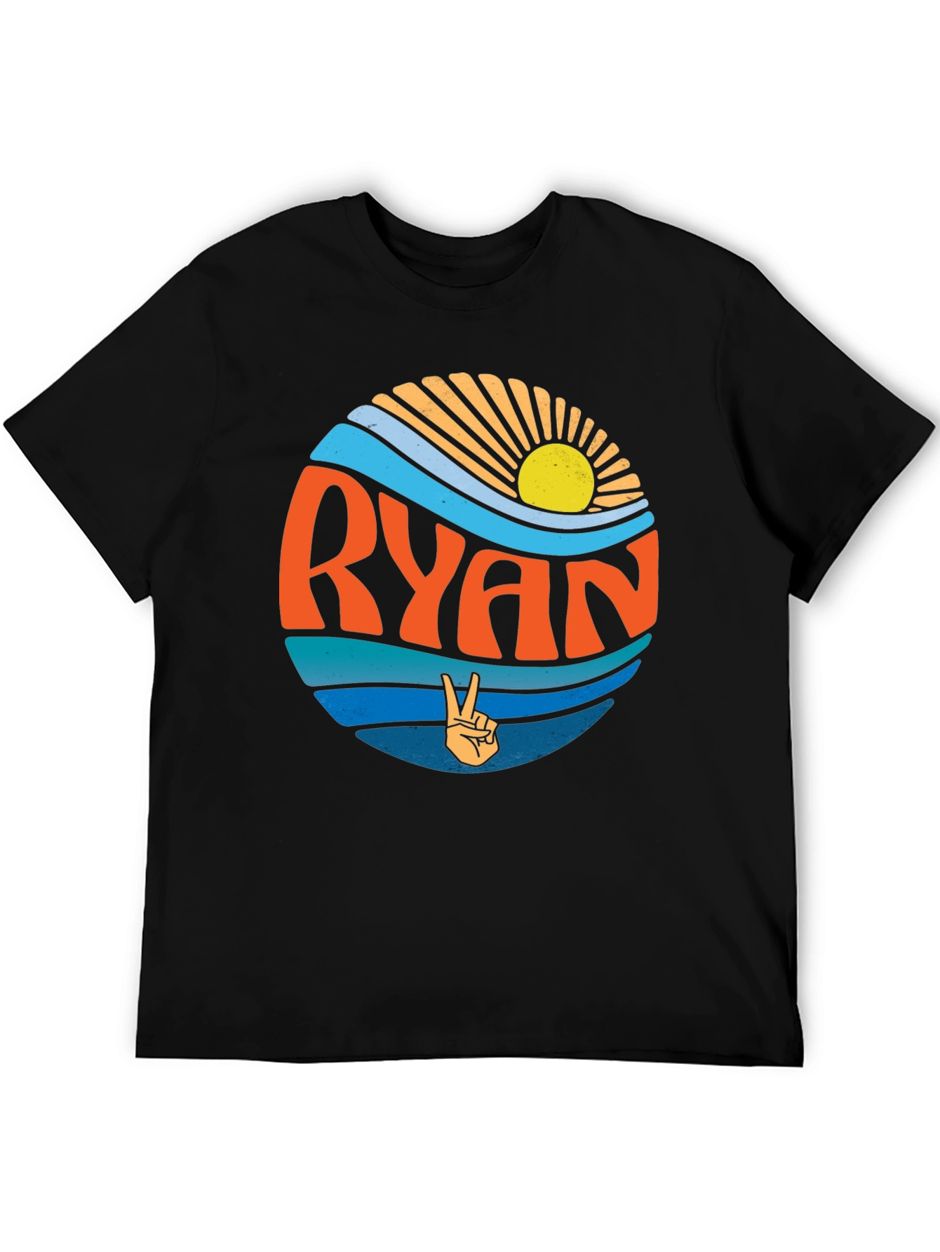 Ryan Retro Graphic Tee - Beach Vibes T-Shirt