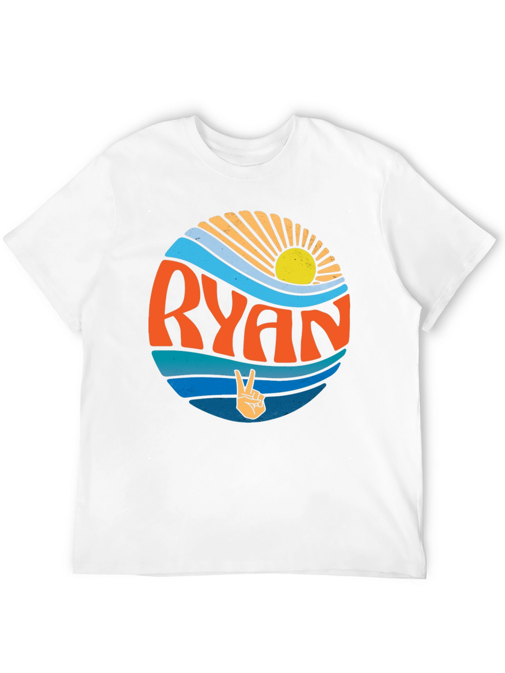 Ryan Retro Graphic Tee - Beach Vibes T-Shirt