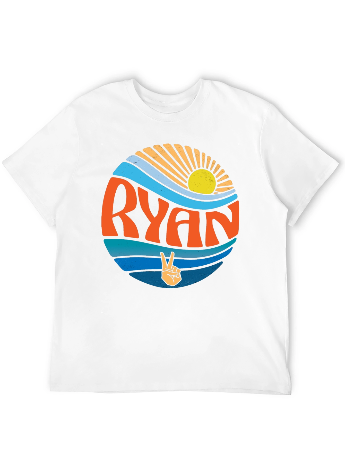 Ryan Retro Graphic Tee - Beach Vibes T-Shirt