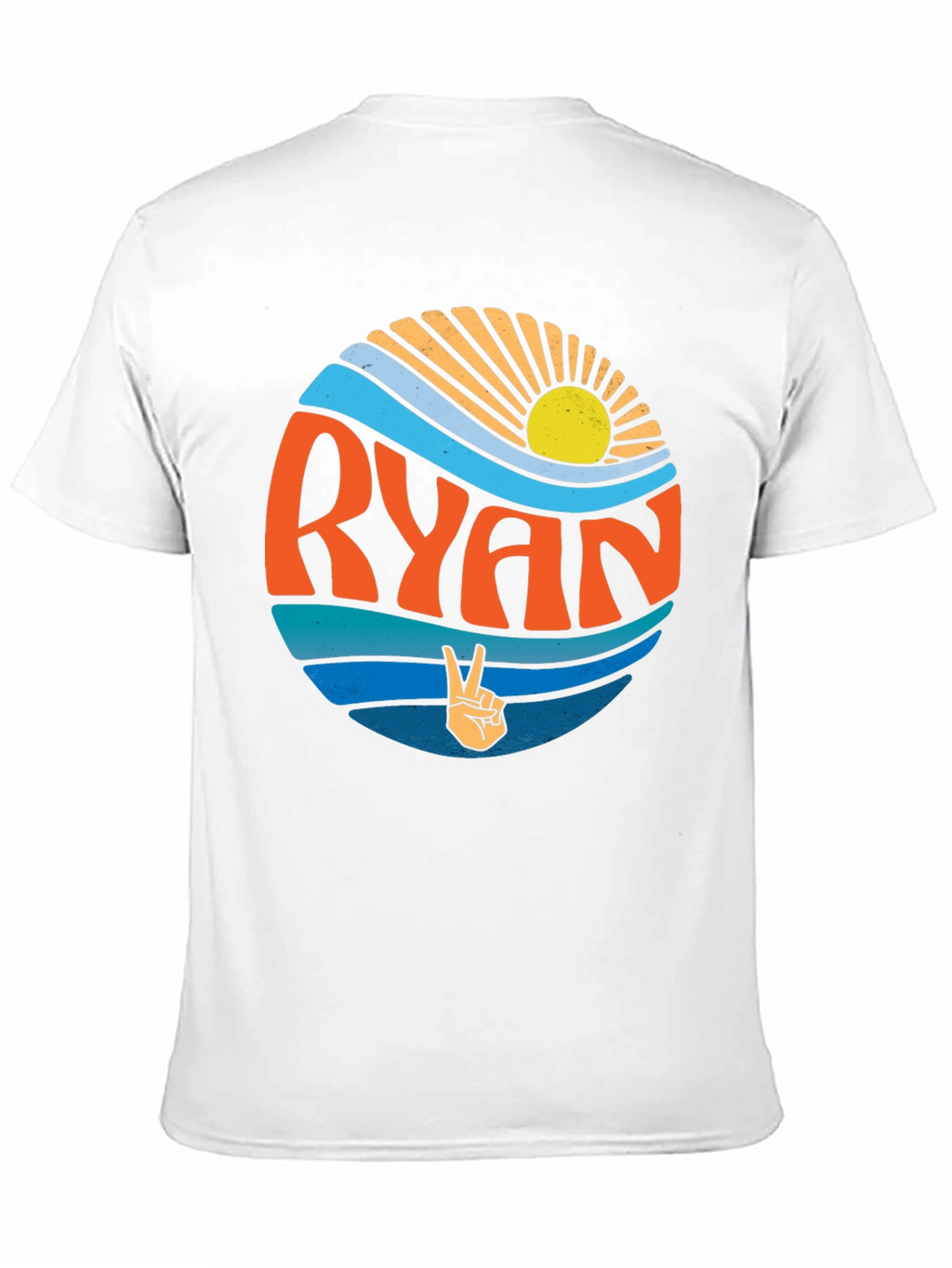 Ryan Retro Graphic Tee - Beach Vibes T-Shirt