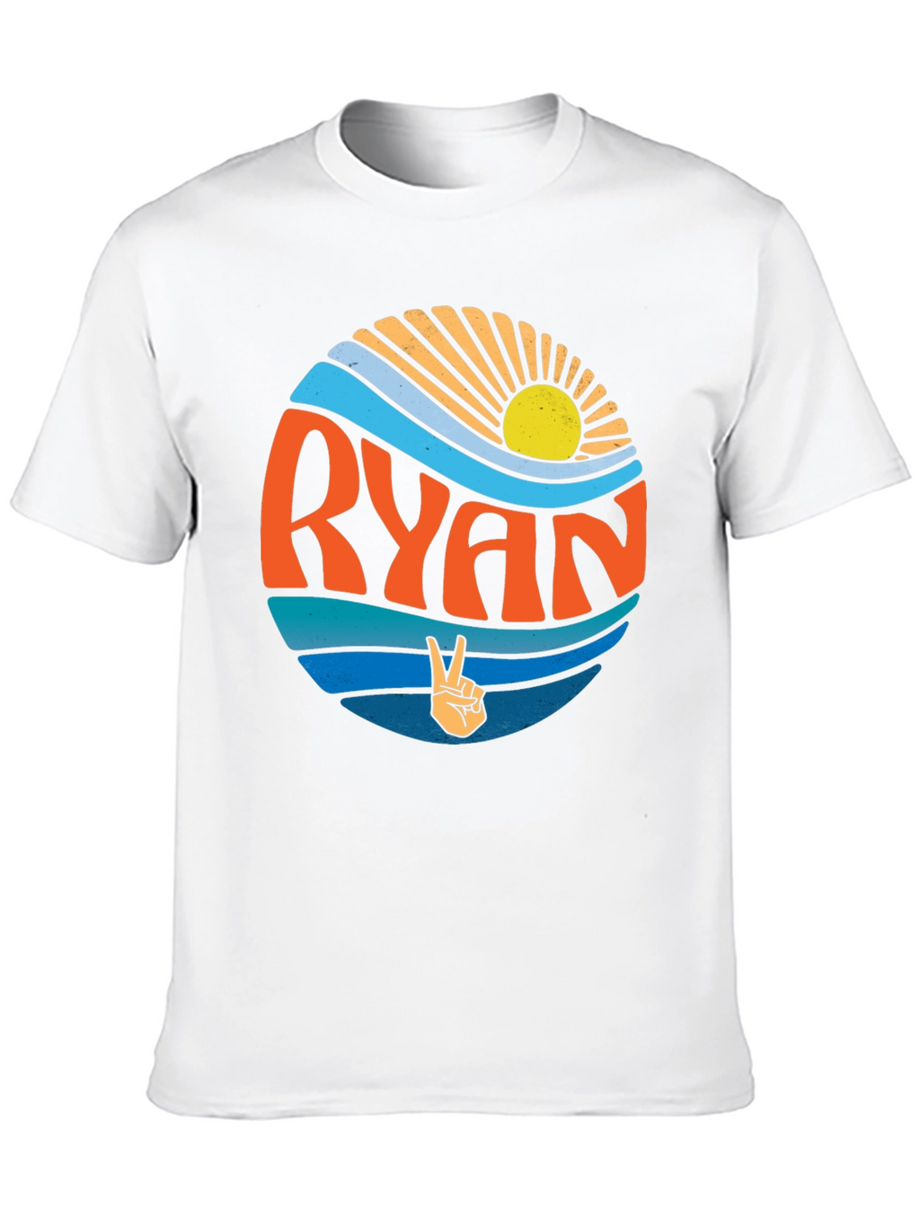 Ryan Retro Graphic Tee - Beach Vibes T-Shirt