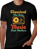 Classical Music Cassette Tape T-Shirt - Retro Style