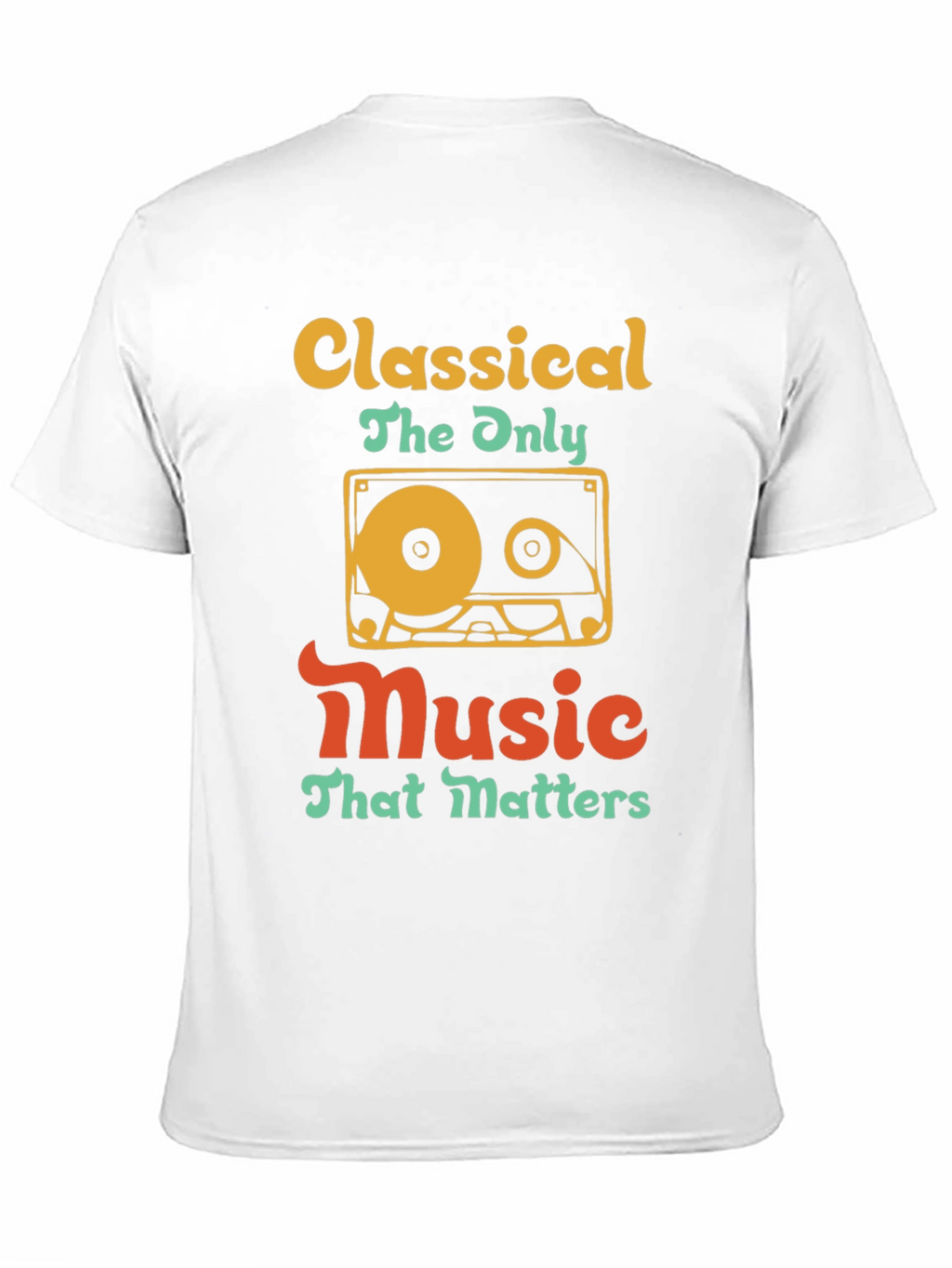Classical Music Cassette Tape T-Shirt - Retro Style