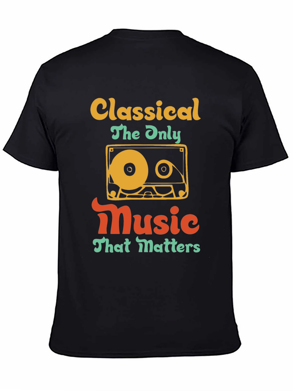Classical Music Cassette Tape T-Shirt - Retro Style