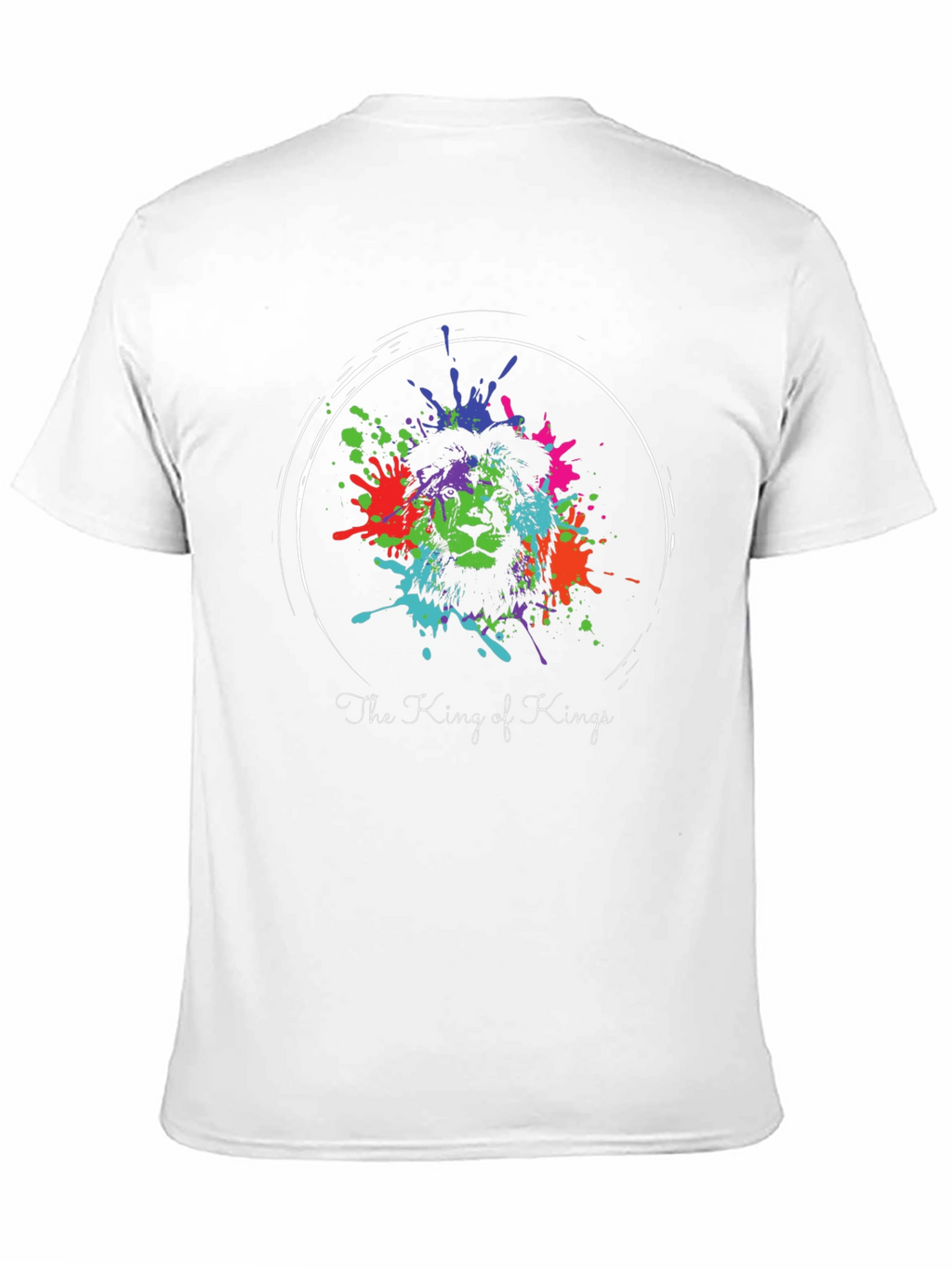 King of Kings Lion Splatter Graphic Tee