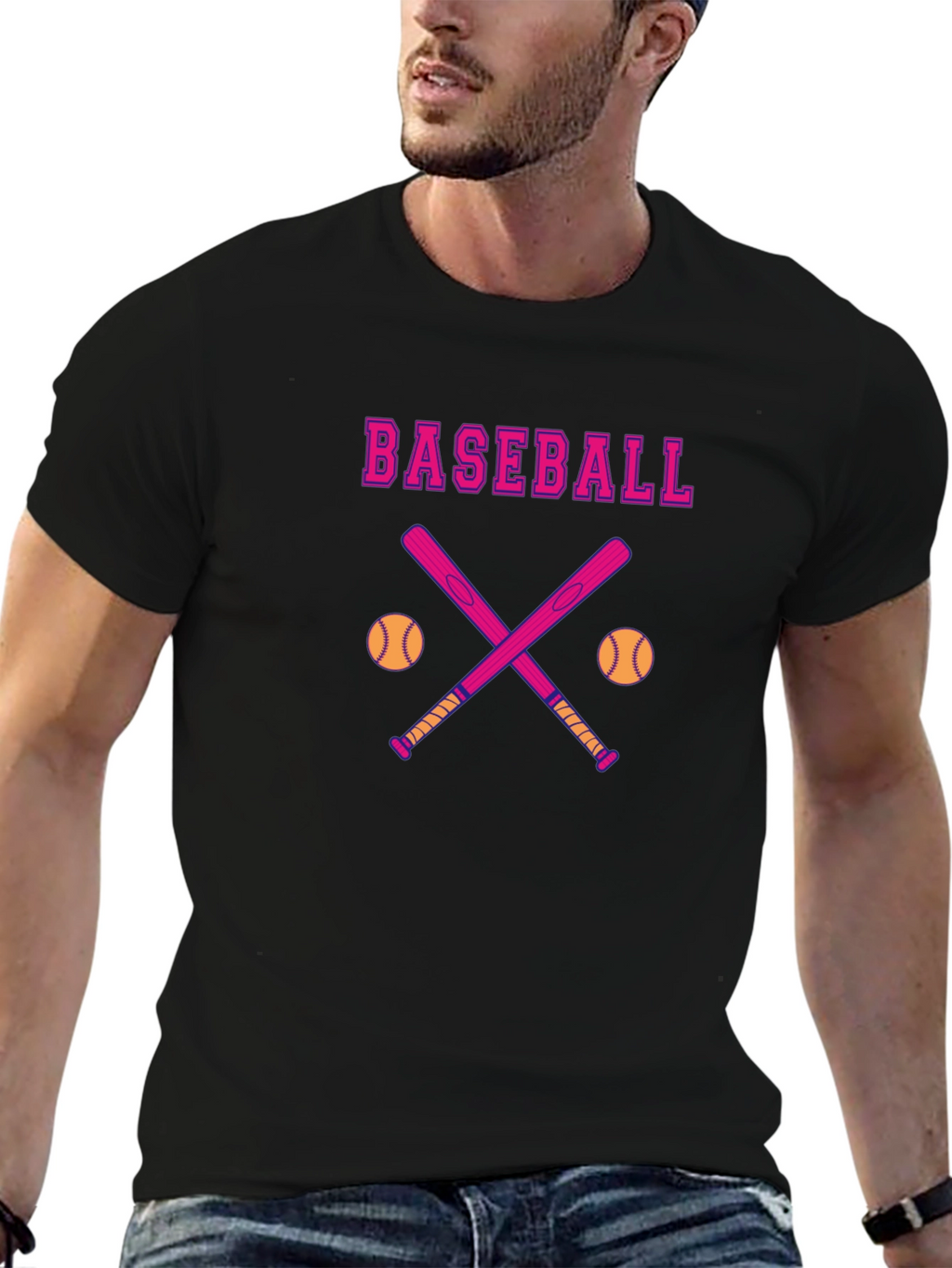 Baseball Graphic Tee - Stylish & Sporty T-Shirt