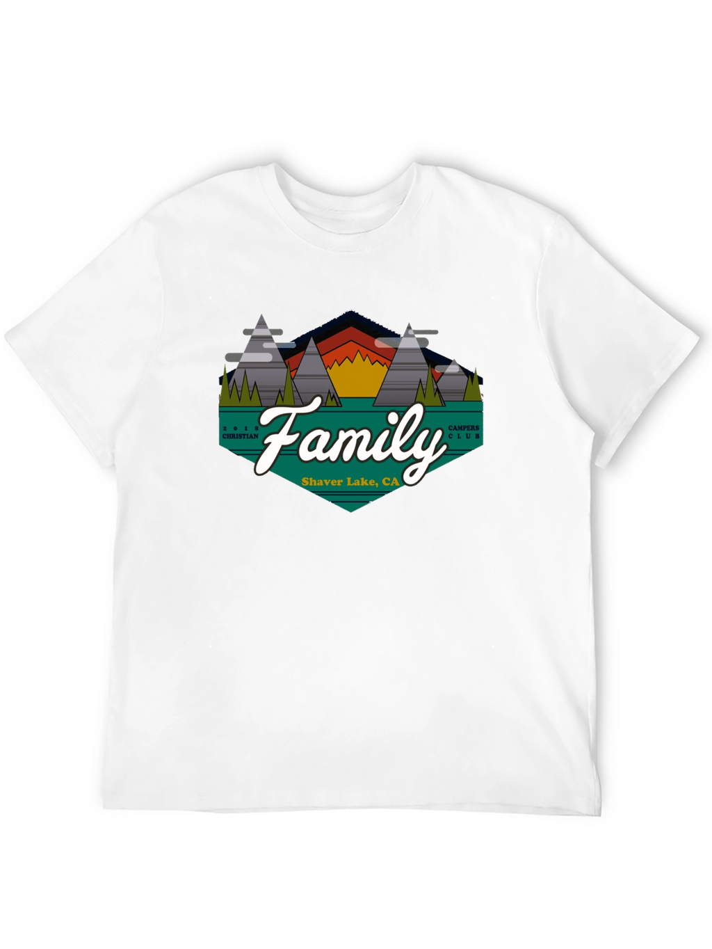 Family Campers Club T-Shirt - Shaver Lake CA