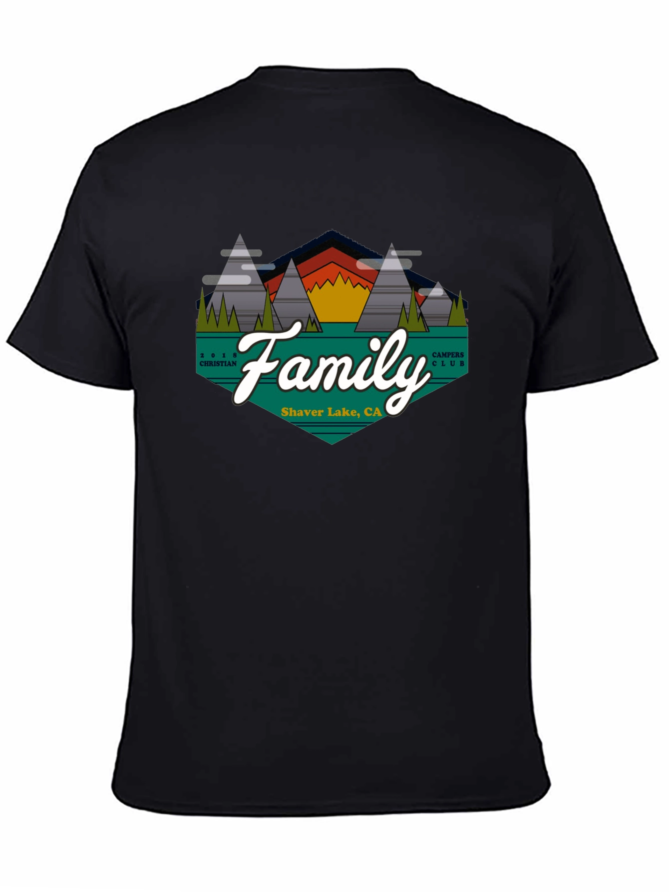 Family Campers Club T-Shirt - Shaver Lake CA