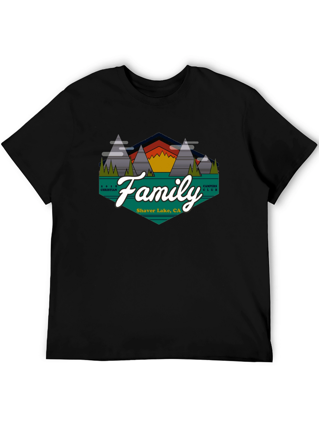 Family Campers Club T-Shirt - Shaver Lake CA