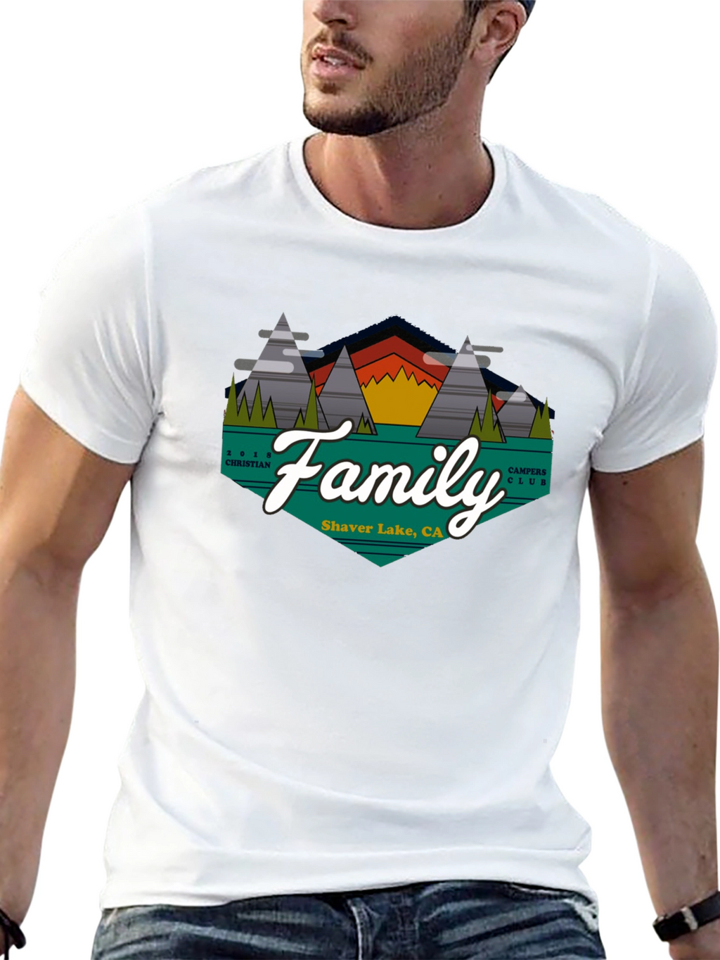 Family Campers Club T-Shirt - Shaver Lake CA